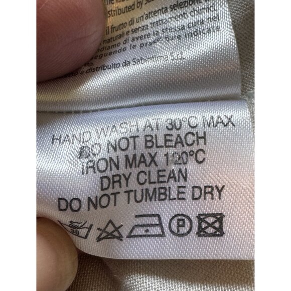 Purotatto Made in Italy Long Sleeve Top S 60% Micromodal 40% Milk Fiber Gray - Picture 5 of 11